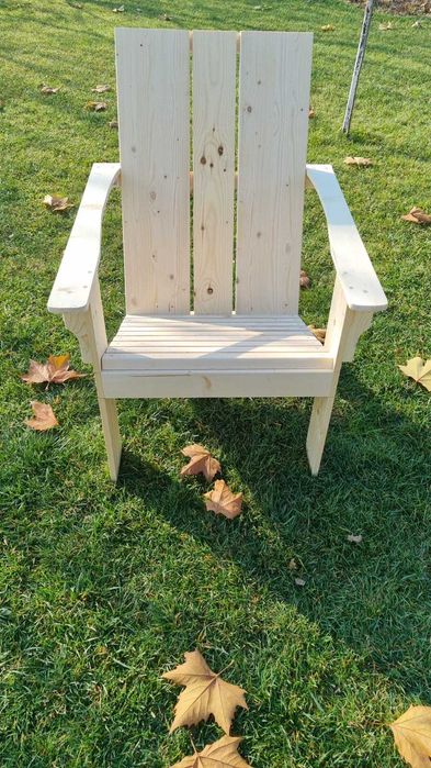 Scaun de gradina din lemn masiv (fotoliu)