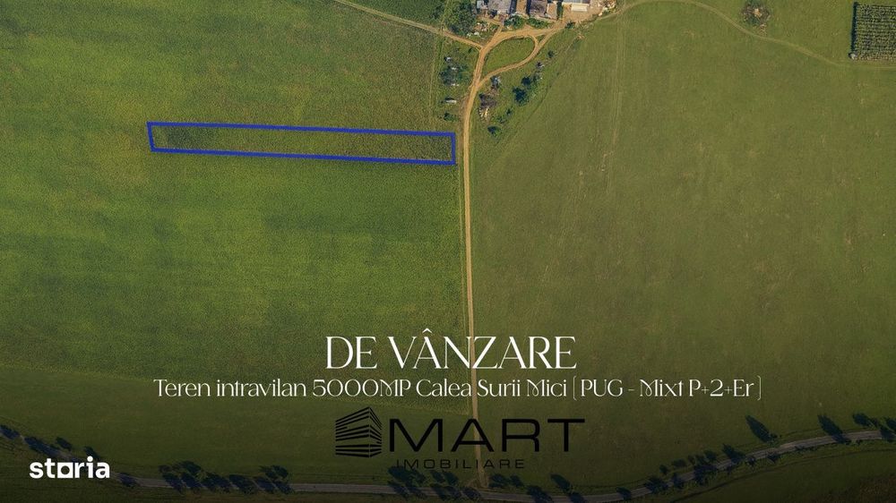 Teren intravilan 5200mp zona Calea Surii Mici