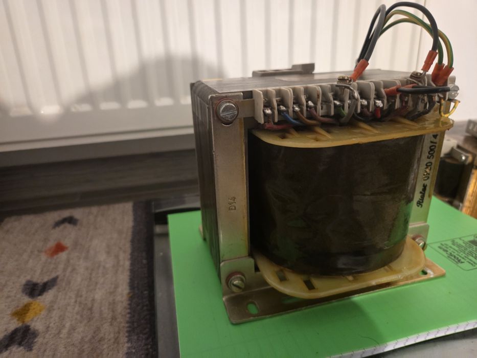 Transformator Habermann 1kVA 600V-2x110V testat, stare excelentă