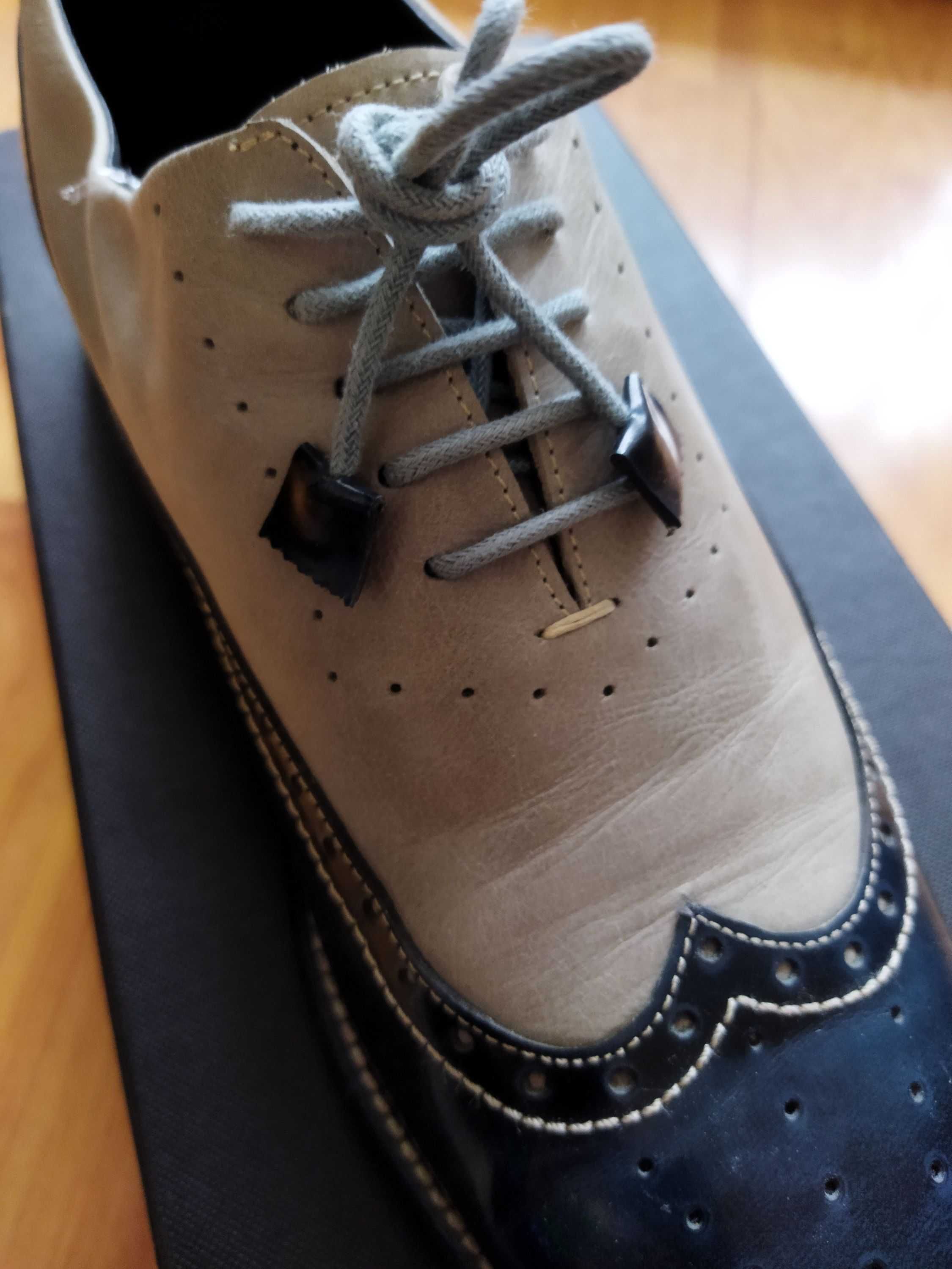 Туфли-броги модельные Art Shoes (Италия),кожа,оригинал,новые,р-р 42