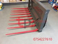 Furca pentru gunoi cu 9 tepuse negre/rosii - tehnicapopan.ro