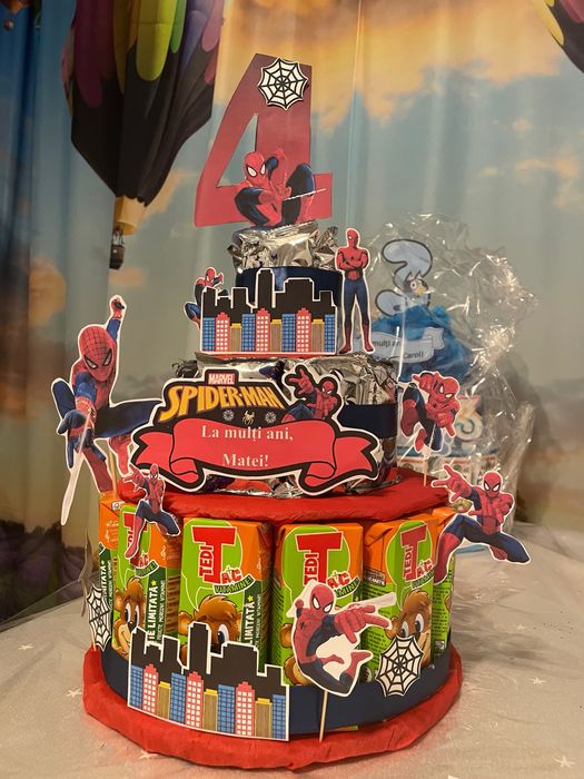 Tort din dulciuri ambalate pentru creșă/grădiniță/școală de la 10 lei