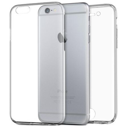 Husa Apple iPhone 6/6S FullBody transparenta TPU , fata - spate