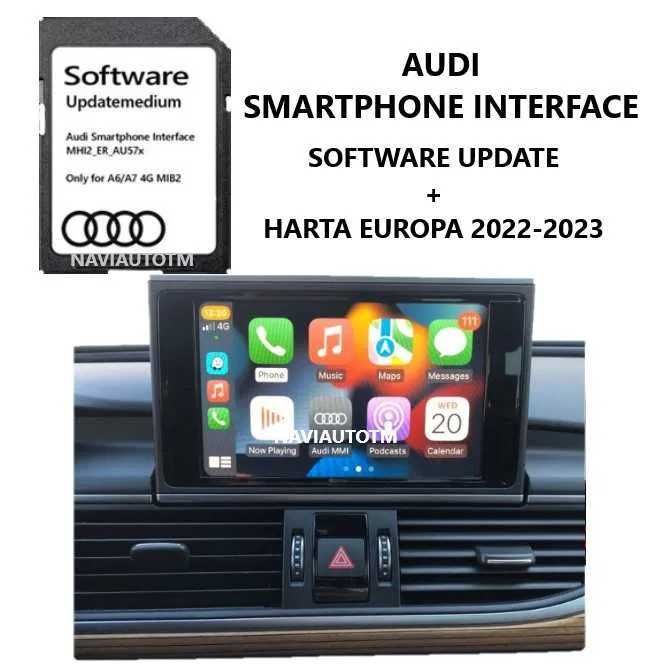 Cheie integrare SDCard Audi A6 A7 dupa 2015 Apple Carplay Android Auto