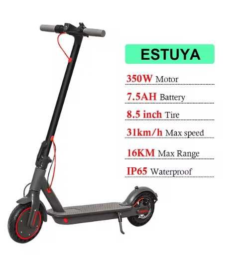 Електрически скутер/тротинетка 350w 31КМ/Ч   ЧИСТО НОВА!!!
