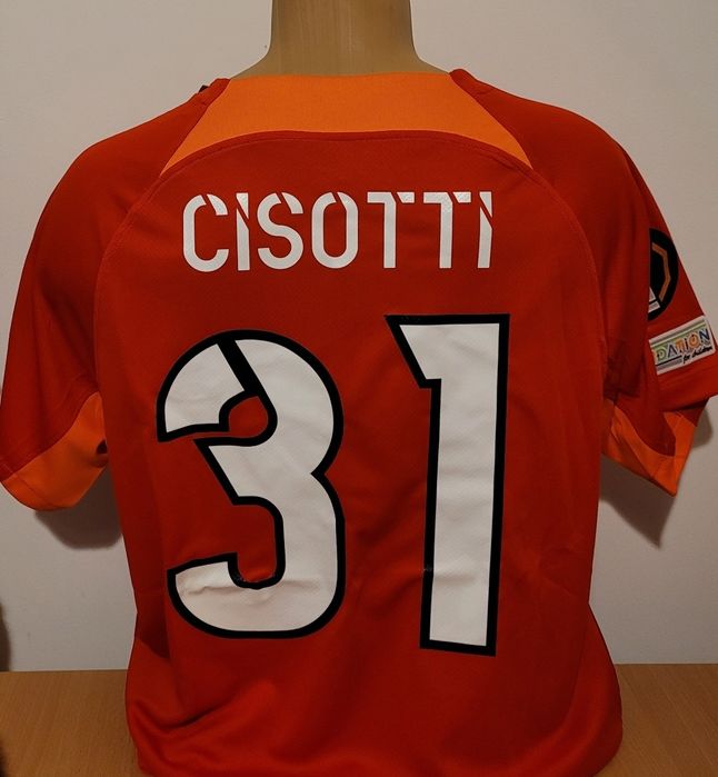 Tricou Fcsb rosu model Europa League Birligea Cisotti Olaru