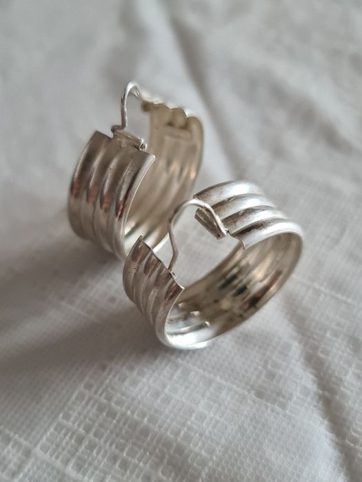 N cercei dama masivi argint 925,model deosebit
