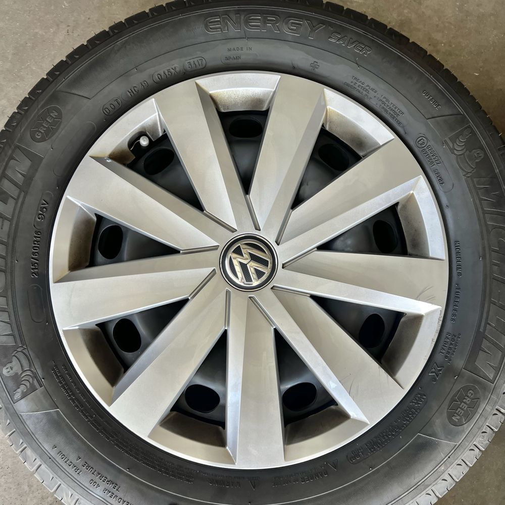 Roti de vara VW 16" / 5x112 / Jante tabla + anvelope