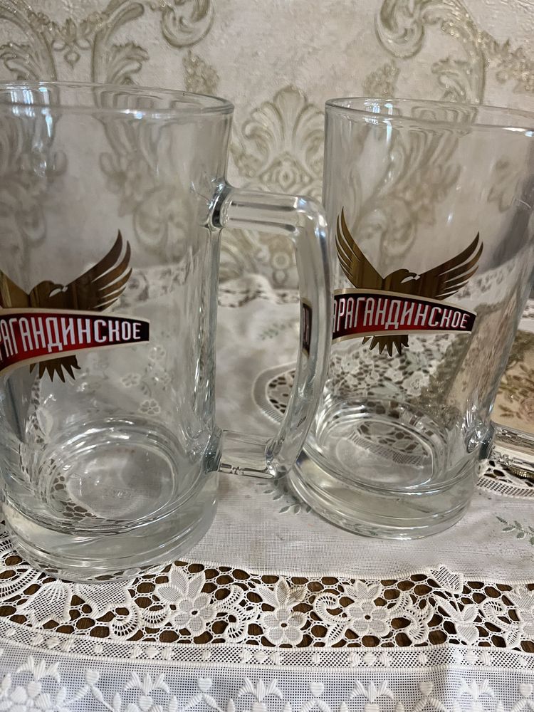 Пивные кружки в количестве 6штук отличные