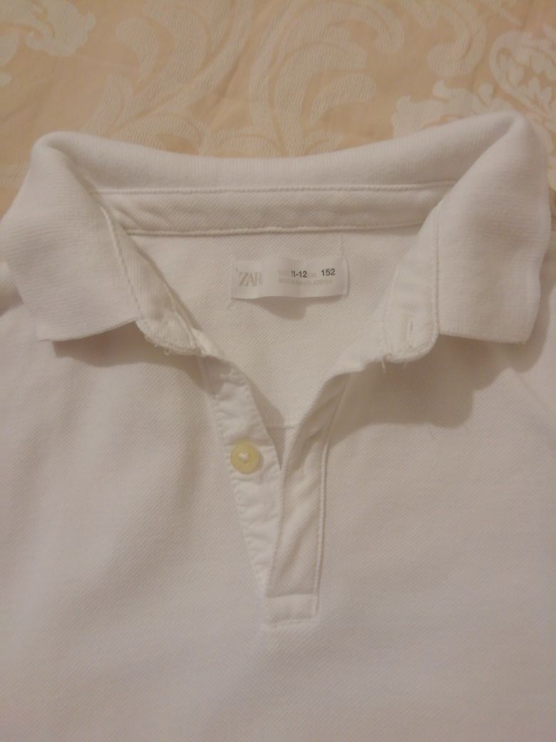 Бяла тениска Zara 152 см