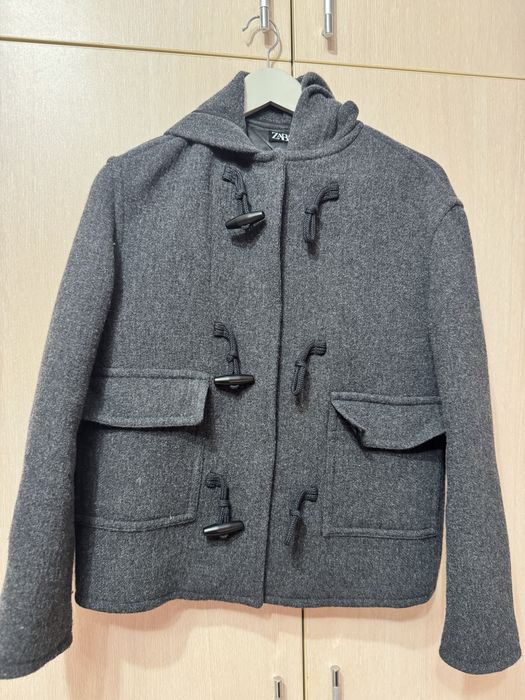 Zara ново палто с качулка