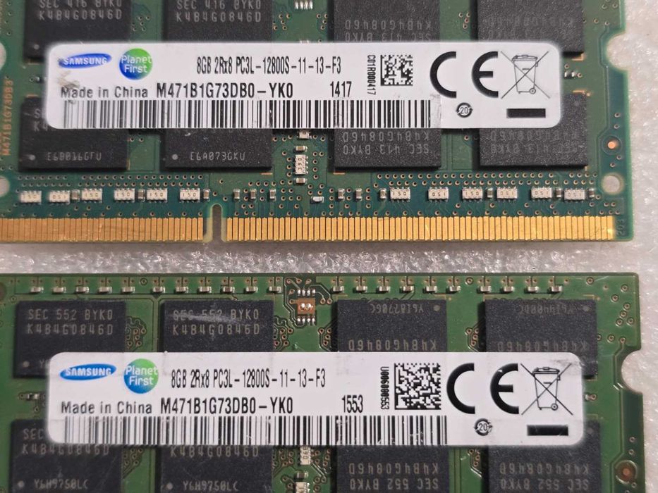 Memorie laptop Samsung 8GB DDR3L PC3L-12800S 1600Mhz 1.35V