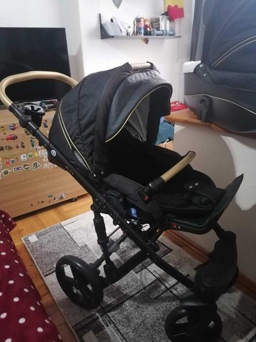 Cărucior  ADAMEX 2 în 1 complet echipat – stare bună, Galați