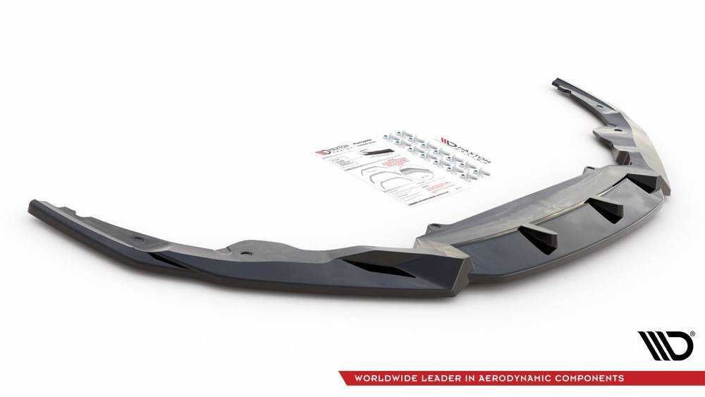 Prelungire Bara Fata Audi R8 (18-23) V1 Maxton Design negru lucios