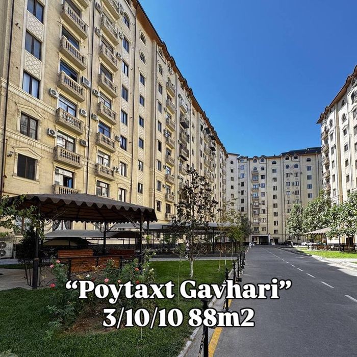 Продаётся 3/10/10 80м2 в ЖК Poytaxt Gavhari на Ц-2, ор-р: Алайский