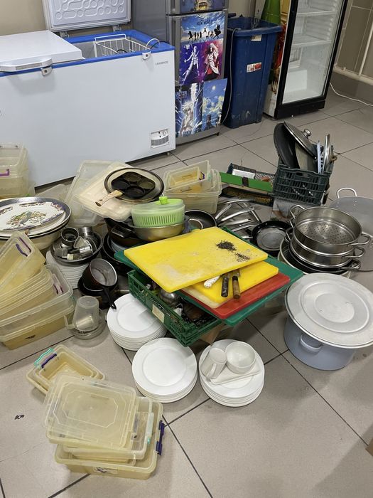 Посуда/ сковородки/ножки/контейнеры