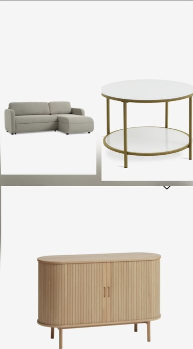 Диван, бюфет и холна маса JYSK