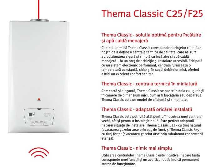 Centrala Saunier Duval ThemaClassic F 25 E, placa electronica defecta
