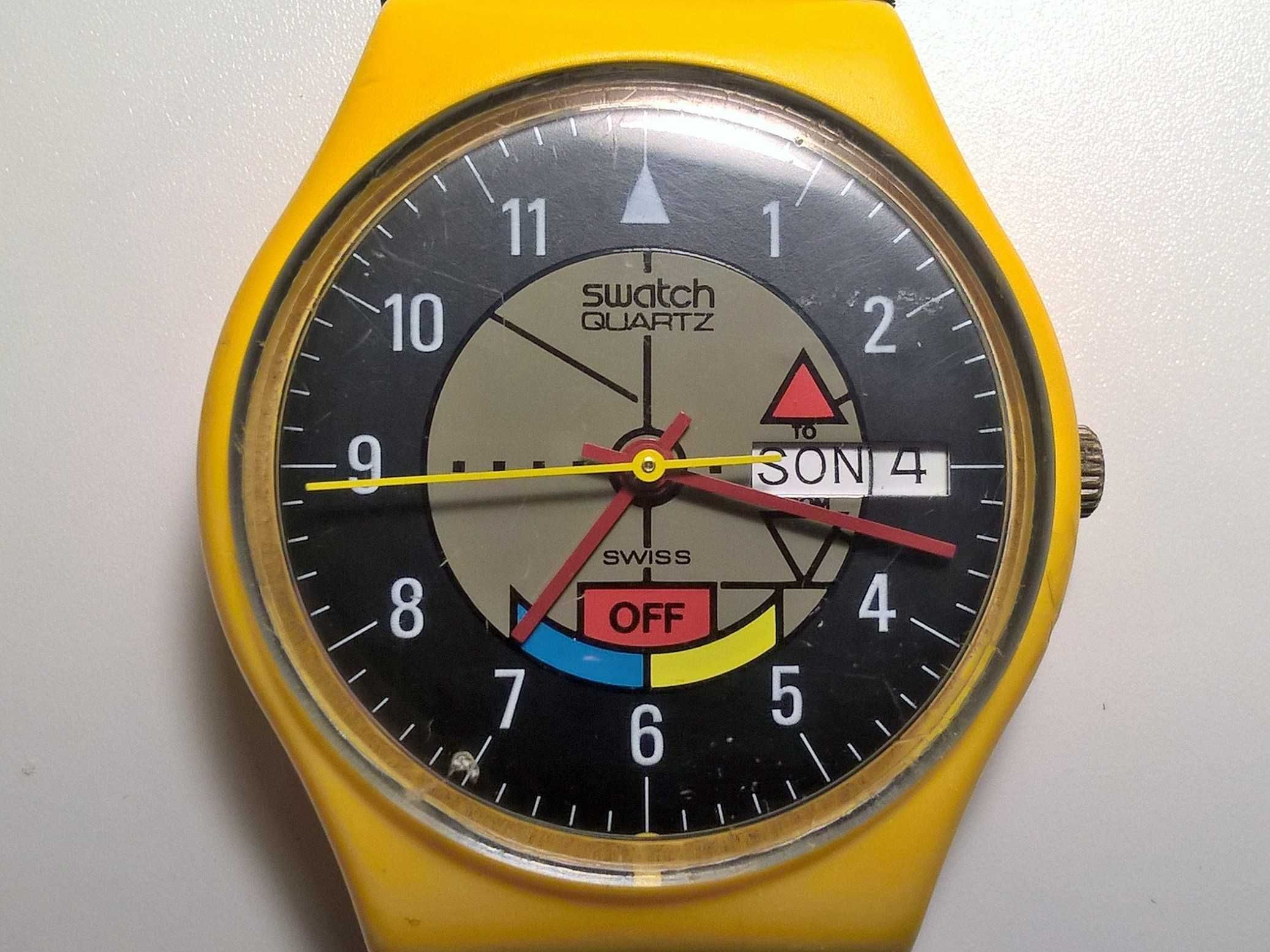 SWATCH Yamaha Racer 1985 ceas colectie vintage