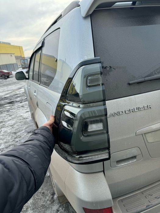 Задание фонари Тойота Ленд Крузер Прадо 120 lexus GX 470
