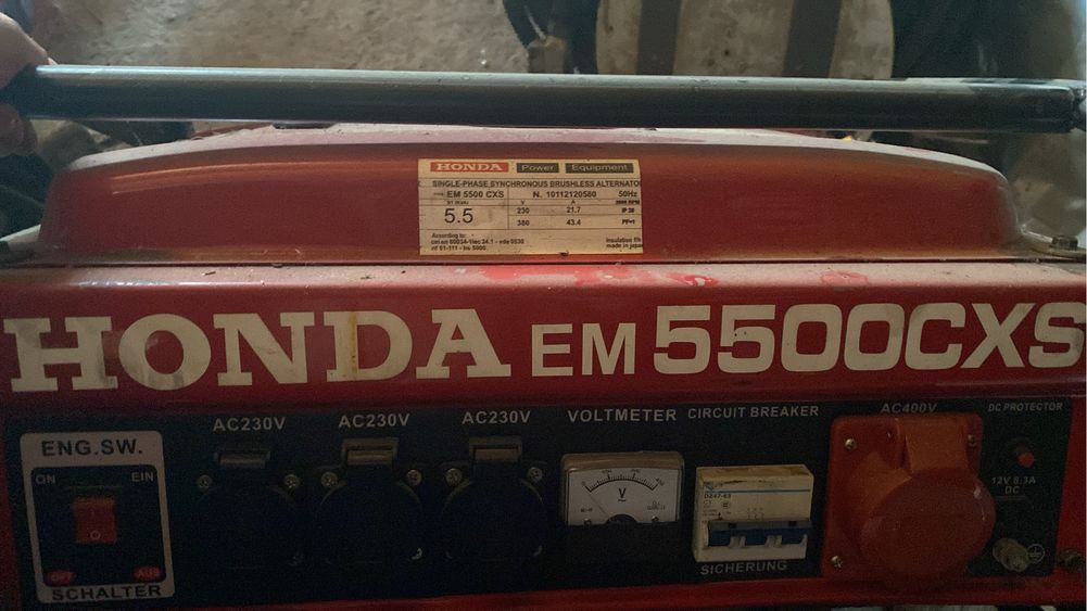 Generator de curent honda 5500  3,5 kw trifazic