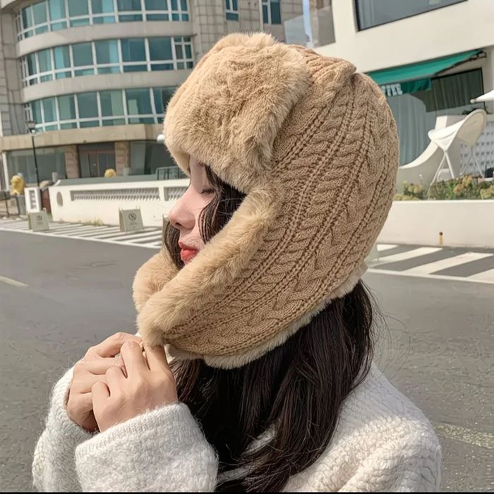 Зимняя шапка-ушанка