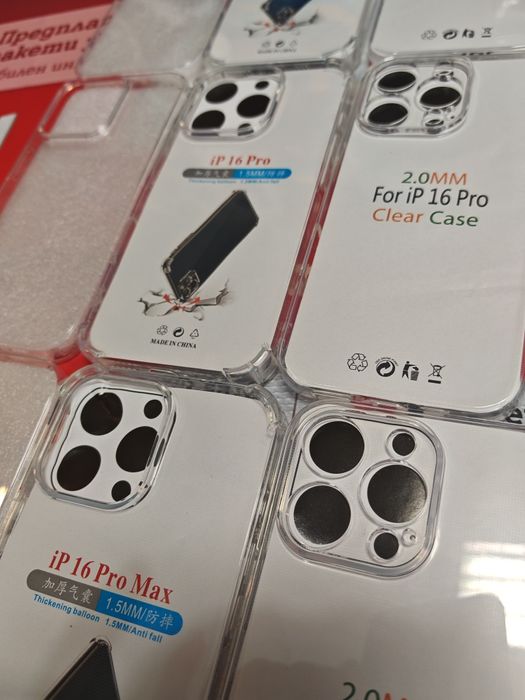 IPhone 16,Iphone 16+,Iphone 16 Pro,Iphone 16 Pro Max прозрачен силикон