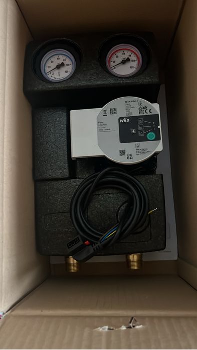 Grup de pompare cu pompa de recirculare wilo