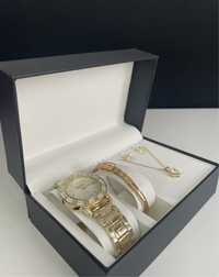 Часы+браслеты набор Pandora Chanel Anne Klein Versace Пандора
