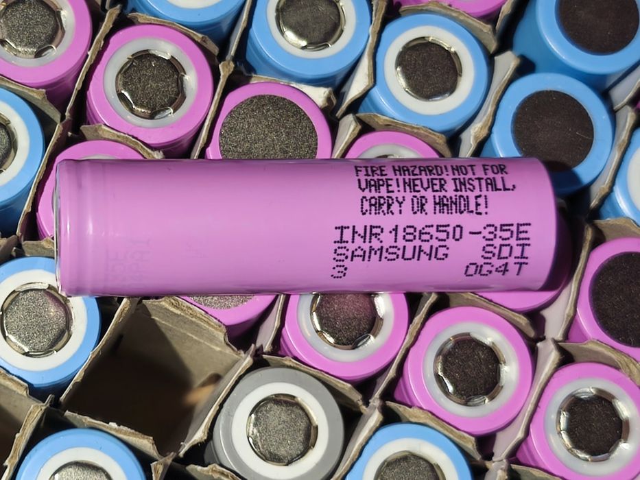 оригинальные аккумуляторы 18650 Samsung 35E литиевые li-ion