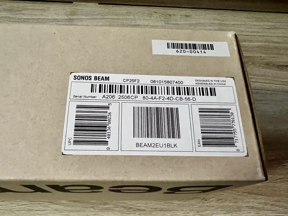 Sonos Beam 2 (Gen. 2) Dolby Atmos , SIGILAT / GARANTIE 2 ANI