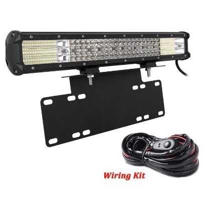 led bar 288w 52 cm + prinder numar+ cablaj