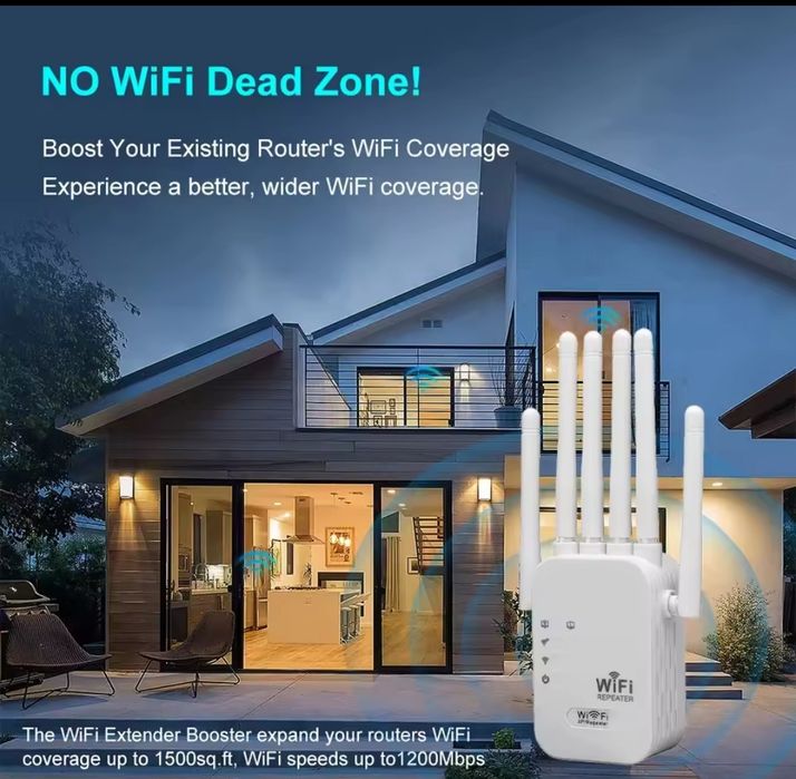 Amplificator semnal wireless extender semnal Repeater 1200mbps