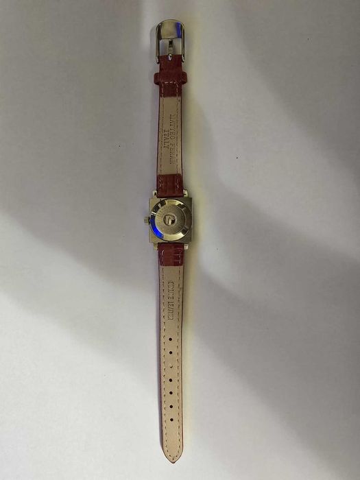 Ceas mecanic vintage anii '70 Roamer Anfibio Swiss women's Red Ruby