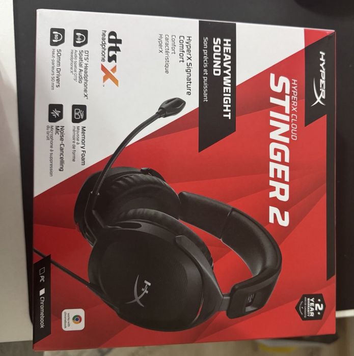Продам наушники hyperx stinger 2