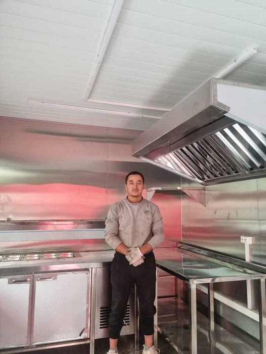 Вытяжка, вытяжной зонт, система вентиляции жестяные работы монтаж