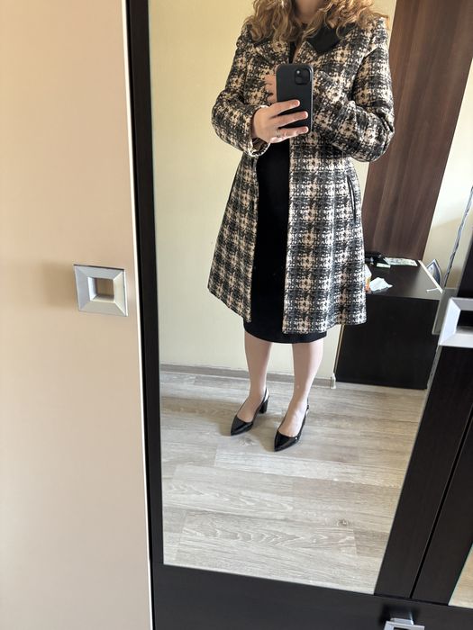 Palton cu lana si captuseala matlasata - Moda Alis