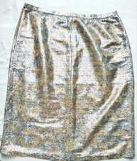 Праздничная блестящая двойка (кофта и юбка), размер 56-58