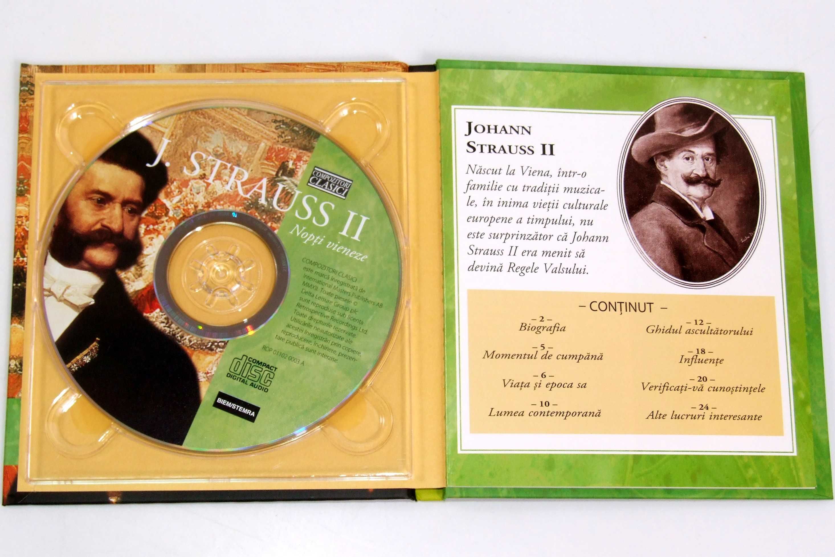 Set 5 CD-uri: Brahms, J. Strauss, Mendelssohn, Puccini, Haydn, NOI