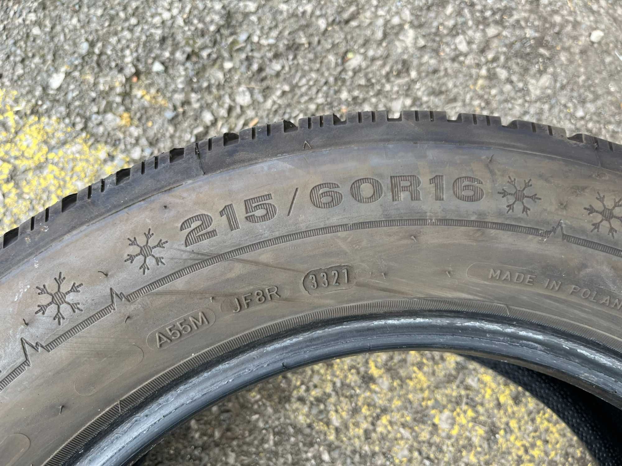 зимни гуми DUNLOP 215/60/16 с ДОТ 33/2021г
