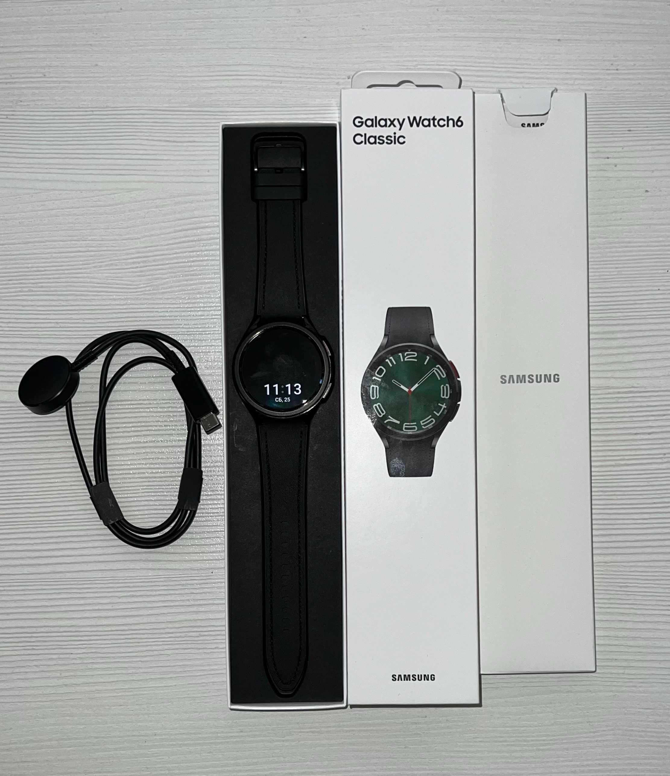 Смарт-часы Samsung Galaxy Watch6 Classic 47 мм черный