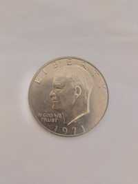 Vând Monedă de Argint 1 Dolar USA Pre  500 lei