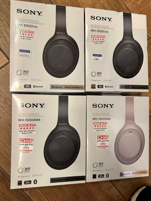 Sony WH 1000 XM2, XM4 si XM5 | Noua & Sigilata