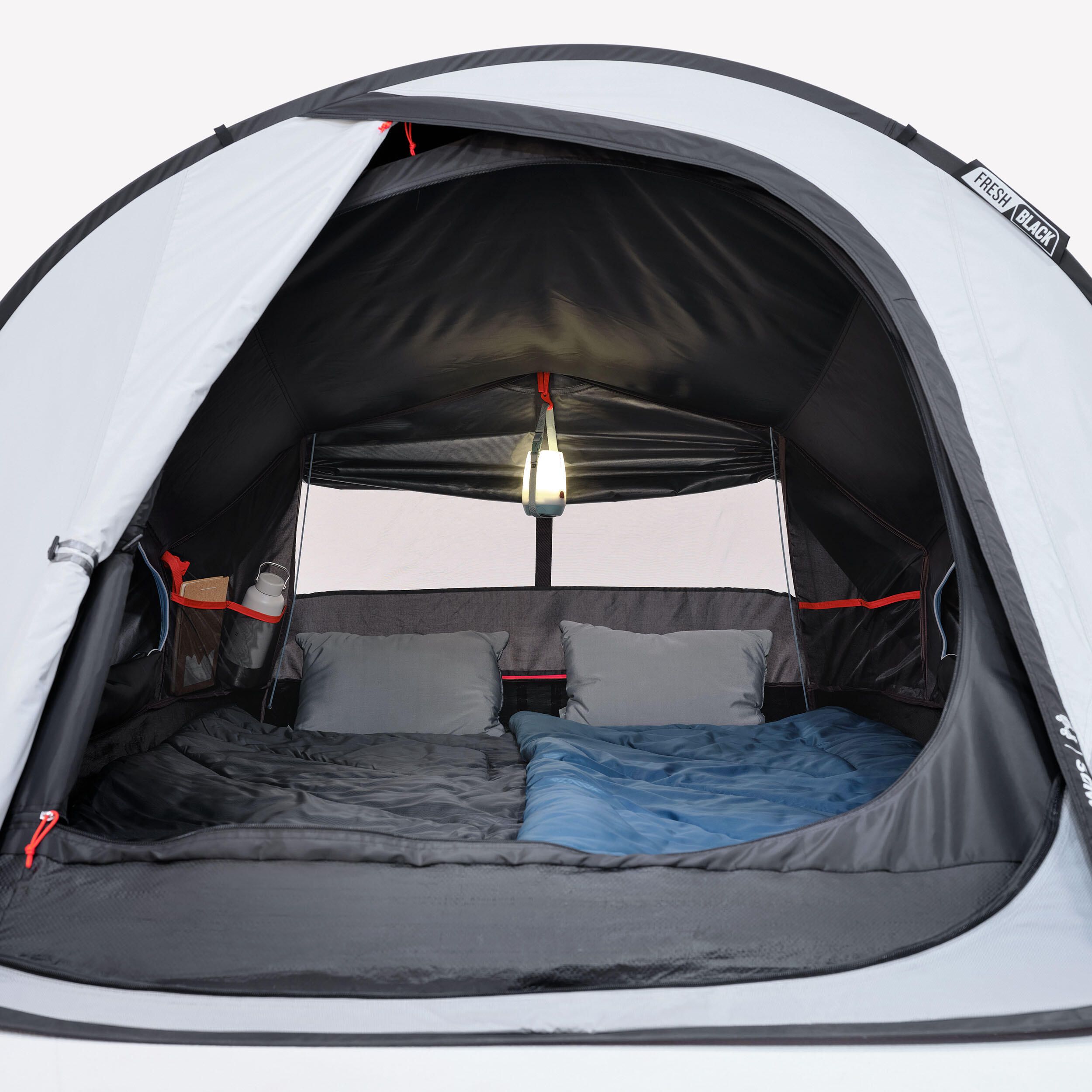 Cort camping 2 Seconds Fresh&black - produs resigilat (nou) Decathlon