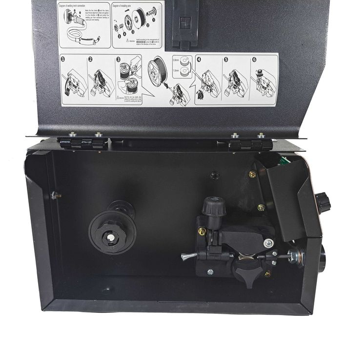 Aparat sudura MIG MMA 350A + 2 role fir flux fara gaz (SR-2020+2F)