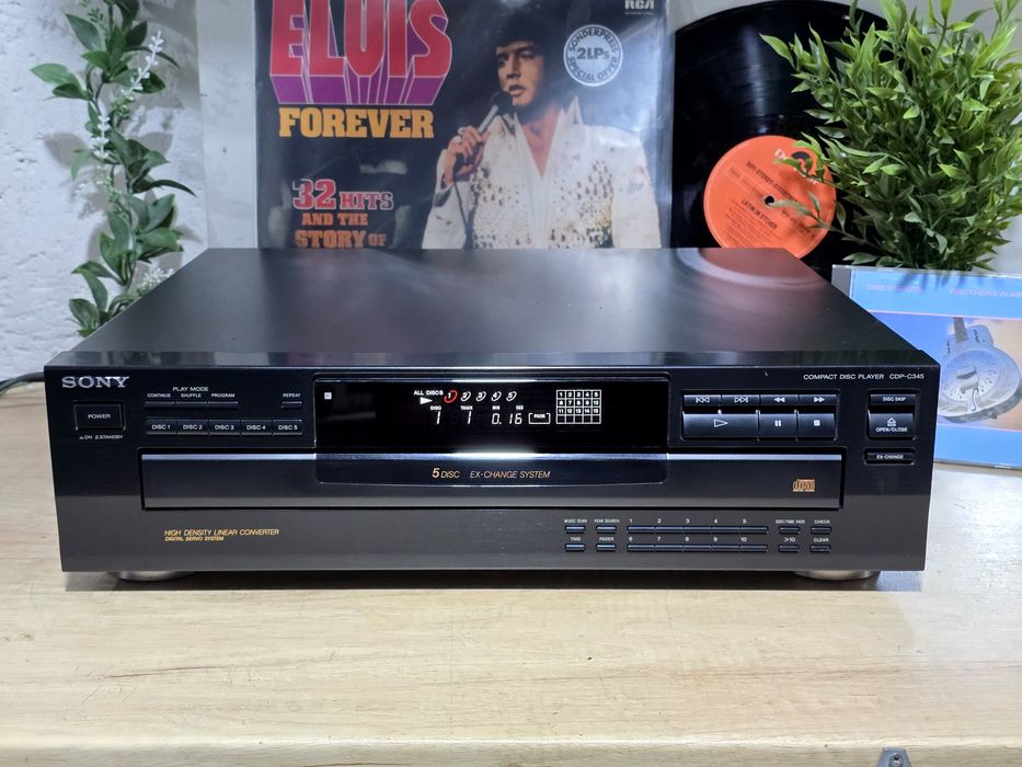 Cd player SONY cdp-c345, magazie 5 disc,