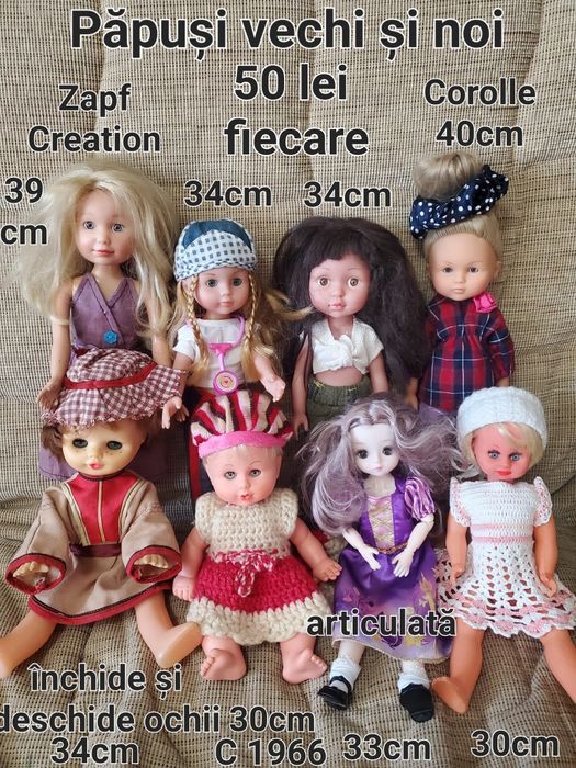 Păpuși(bebeluși) interactive