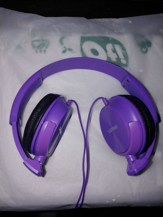 PHILIPS NL5616LZ-400-SFH4 casti over ear cu fir culoare mov