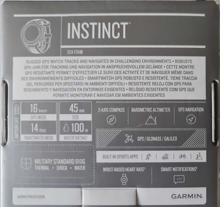 Vand ceas Garmin Instinct