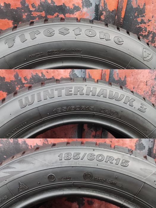 2бр. зимни гуми 185/60/15 Firestone WinterHawk
dot21
8.15mm
Добро съст